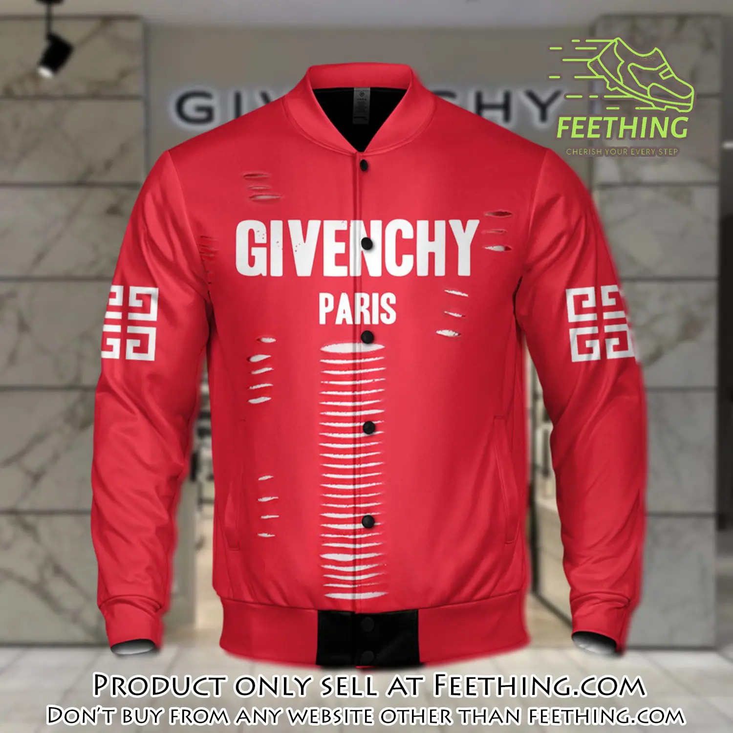 Luxury givenchy varsity premium baseball jacket bjv1047 ft5250130